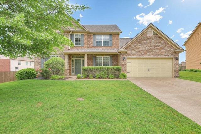 21 Cypress Hill Dr, Lebanon, TN 37087 - craftsman-style home featuring concrete driveway, a garage, and brick siding