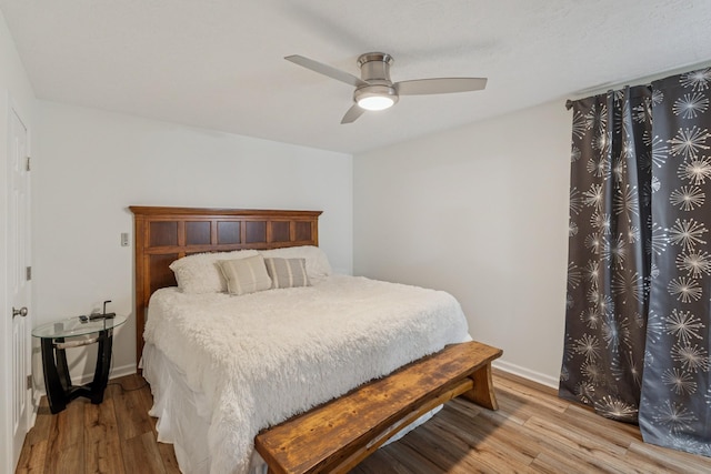 1006 Indian Trl, Castalian Springs, TN 37031 - bedroom featuring wood finished floors, ceiling fan, and baseboards