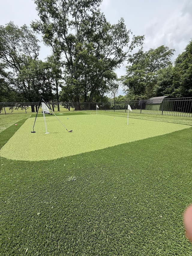 1006 Indian Trl, Castalian Springs, TN 37031 - view of yard with a putting area