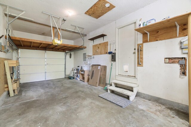 445 Belinda Pkwy, Mount Juliet, TN 37122 - garage featuring a garage door opener and electric panel