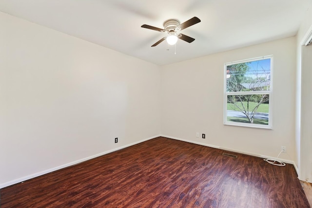445 Belinda Pkwy, Mount Juliet, TN 37122 - empty room with wood finished floors, baseboards, and ceiling fan