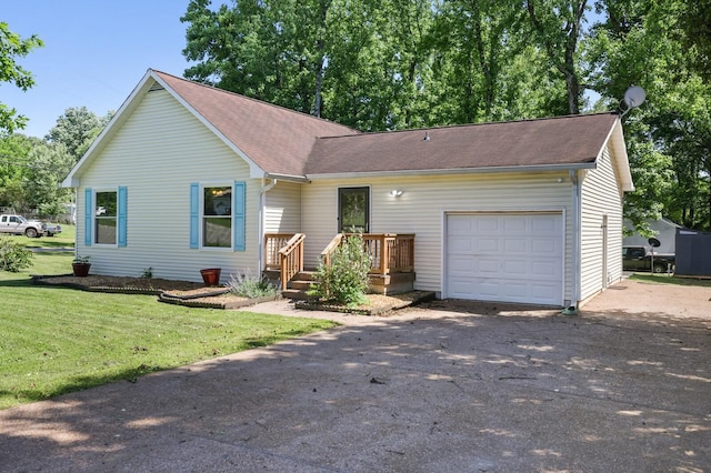 445 Belinda Pkwy, Mount Juliet, TN 37122 - single story home with a garage, driveway, a shingled roof, and a front yard
