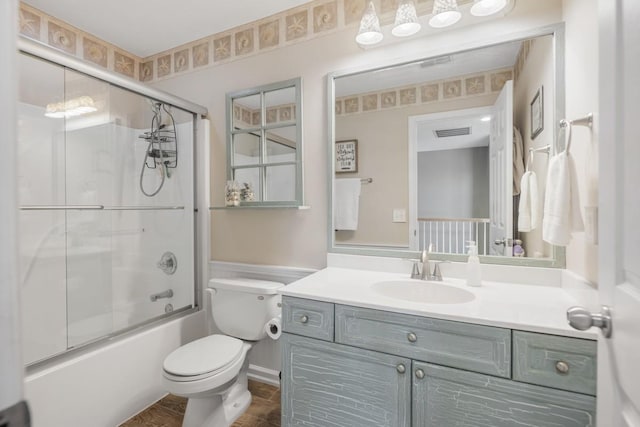1300 Wentworth Dr, Gallatin, TN 37066 - full bathroom featuring vanity, toilet, and enclosed tub / shower combo