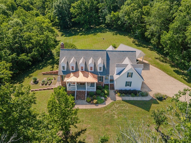 15687 Columbia Hwy, Lynnville, TN 38472 - aerial view of property and surrounding area