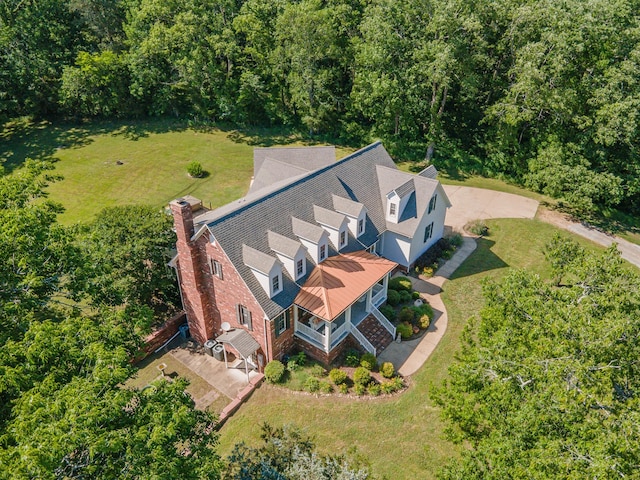 15687 Columbia Hwy, Lynnville, TN 38472 - aerial view of property and surrounding area