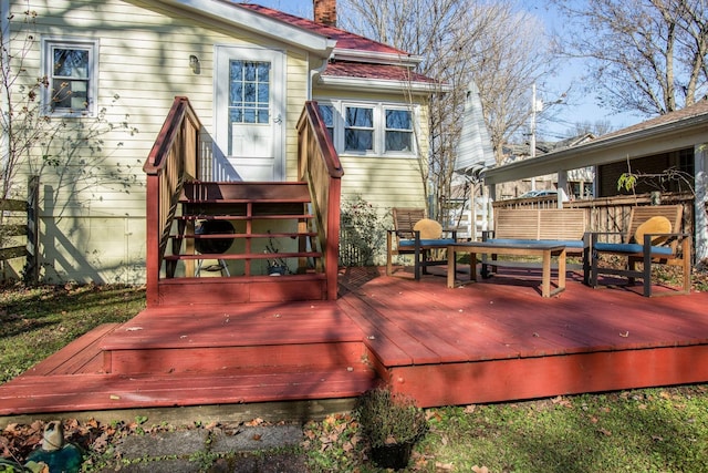 959 Glass St, Franklin, TN 37064 - view of wooden deck