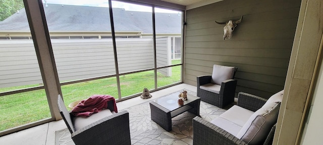 222 Pumphill Rd, Dickson, TN 37055 - sunroom featuring an outdoor hangout area