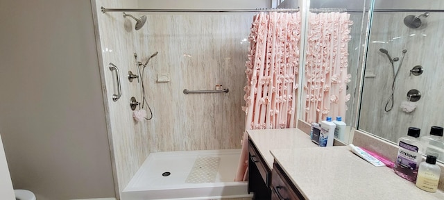 222 Pumphill Rd, Dickson, TN 37055 - bathroom featuring a shower stall and vanity