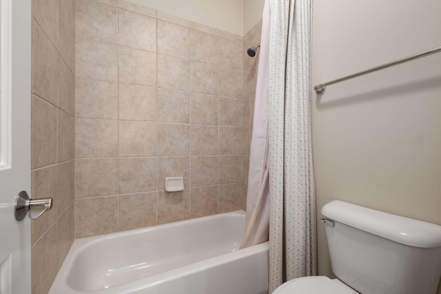 3037 Flagstone Dr, Franklin, TN 37069 - bathroom featuring toilet and shower / tub combo
