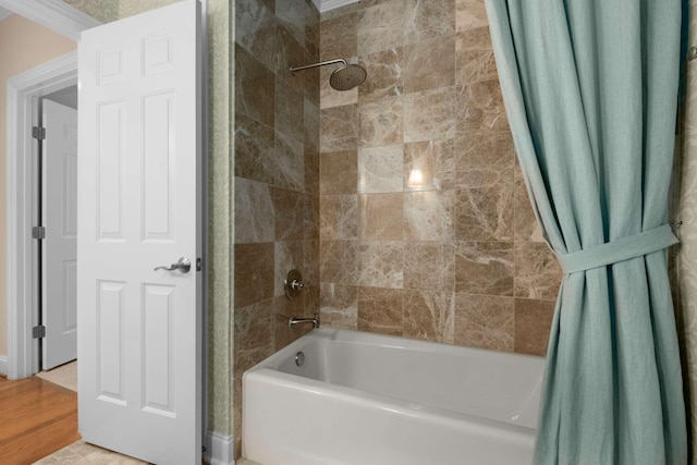 3037 Flagstone Dr, Franklin, TN 37069 - full bath featuring shower / bathtub combination with curtain