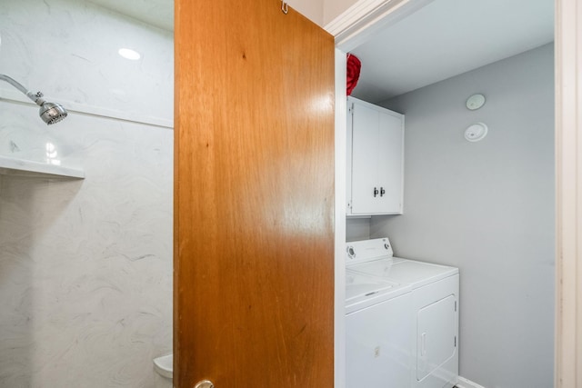 435 Richland Cir, Gallatin, TN 37066 - laundry area with washer / clothes dryer and cabinet space