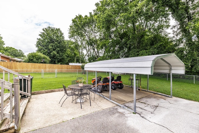 435 Richland Cir, Gallatin, TN 37066 - view of patio / terrace with a detached carport