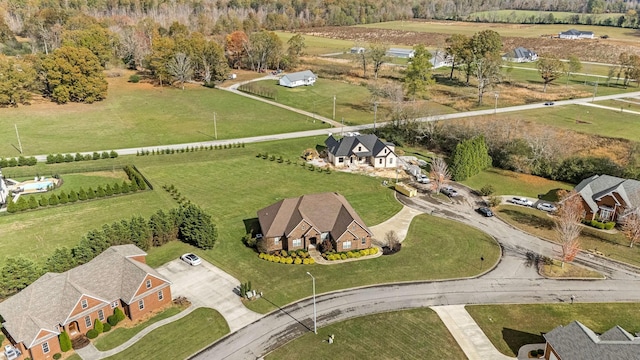 103 Rosehaven Ct, Tullahoma, TN 37388 - aerial view of property and surrounding area with rural landscape