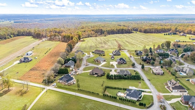 103 Rosehaven Ct, Tullahoma, TN 37388 - aerial view of property's location with a forest and rural landscape