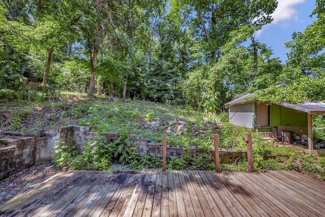 4905 Algonquin Trl, Antioch, TN 37013 - view of wooden deck