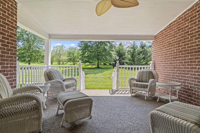 9166 Sydney Ln, Brentwood, TN 37027 - view of patio featuring view of wooded area