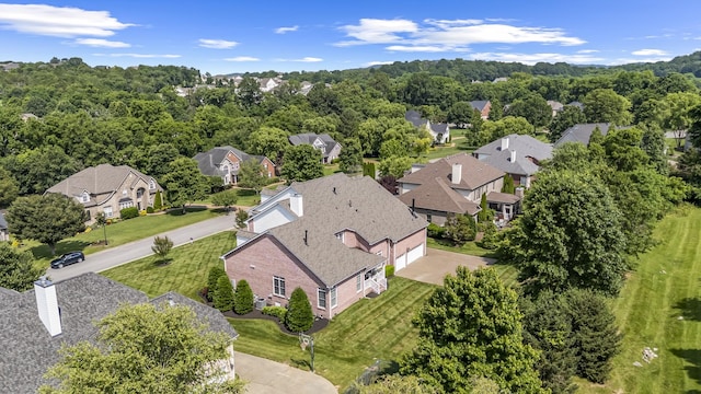 9166 Sydney Ln, Brentwood, TN 37027 - aerial view of residential area