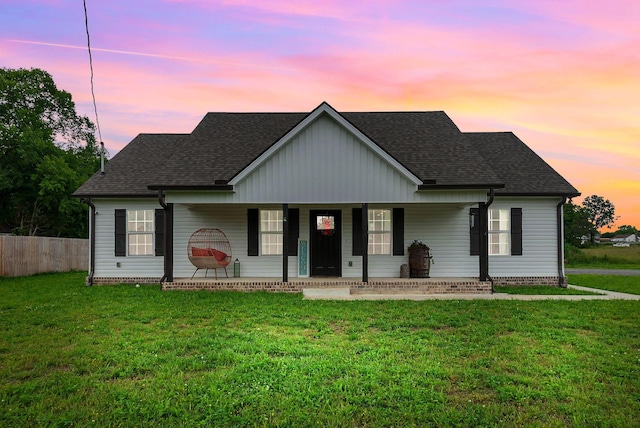 241 Holly Grove Rd, Lewisburg, TN 37091 - view of front of home with covered porch and a shingled roof