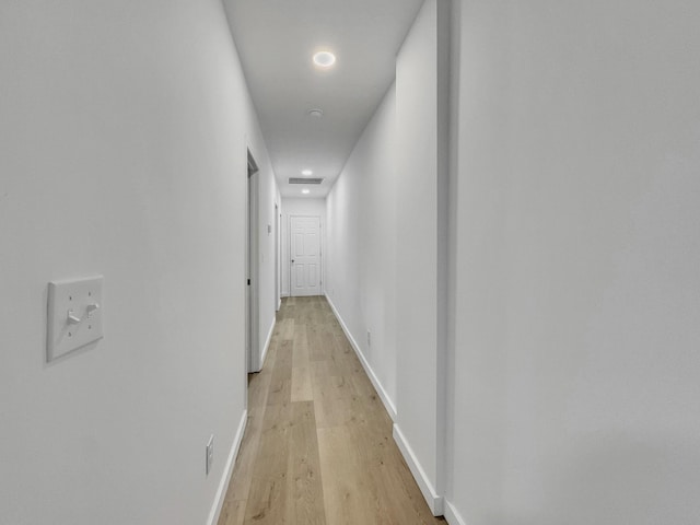 109 Daniel St, Waverly, TN 37185 - hall featuring recessed lighting, light wood-style flooring, and baseboards