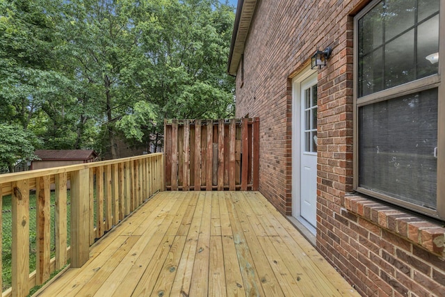 3728 Wharton Dr, Nashville, TN 37211 - view of wooden deck