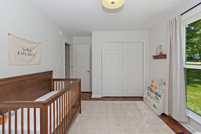 600 Riverview Dr, Franklin, TN 37064 - bedroom with a closet and wood finished floors