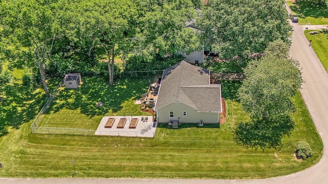 600 Riverview Dr, Franklin, TN 37064 - view from above of property with a tree filled landscape