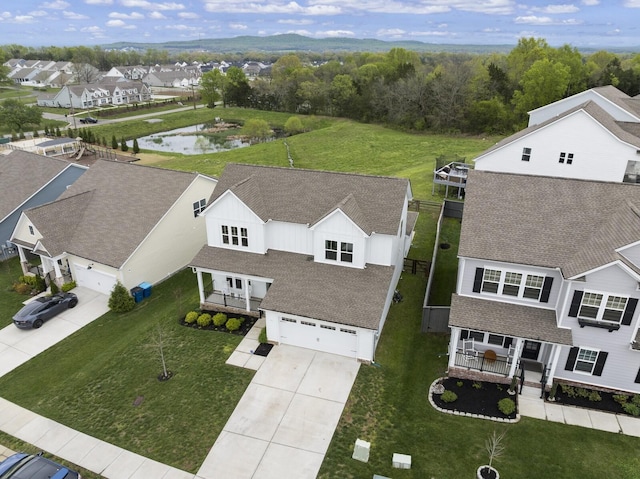 6013 Doster Rd, Smyrna, TN 37167 - aerial perspective of suburban area featuring a nearby body of water