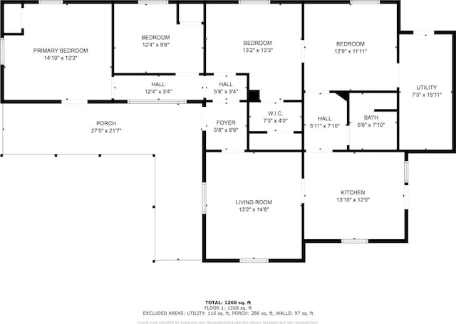 1601 S Willow St, Chattanooga, TN 37404 - home floor plan