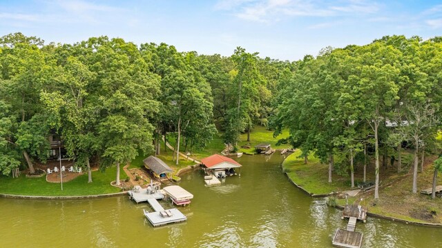 7321 Coastal Dr, Harrison, TN 37341 - aerial overview of property's location with a nearby body of water