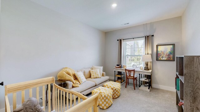 1137 Fiona Dr, Lebanon, TN 37087 - living room featuring baseboards and carpet floors