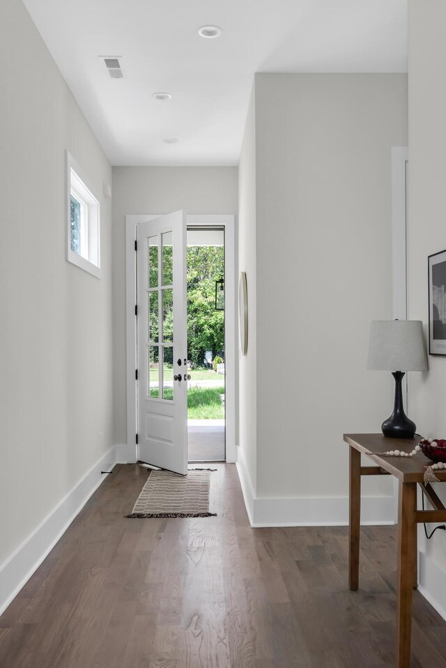 1816A Ashton Ave, Nashville, TN 37218 - entryway featuring baseboards and wood finished floors