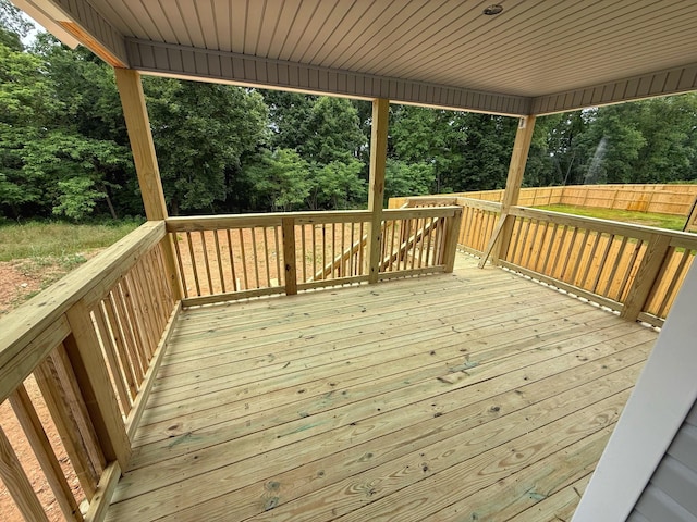 209 Griffey Ests, Clarksville, TN 37042 - wooden terrace with view of scattered trees