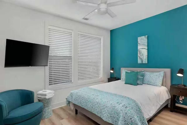 1144 Harmony Way, Nashville, TN 37207 - bedroom featuring wood finished floors and a ceiling fan