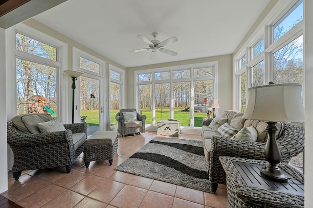 266 Campground Rd, Olmstead, KY 42265 - sunroom / solarium with tile patterned floors