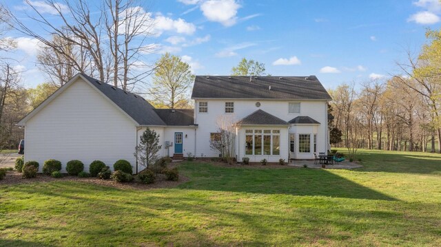266 Campground Rd, Olmstead, KY 42265 - back of house with a patio area and a lawn