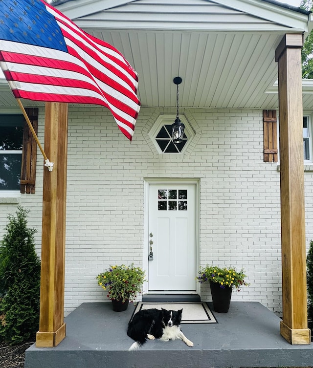 2513 Hickory Dr, Springfield, TN 37172 - property entrance featuring brick siding