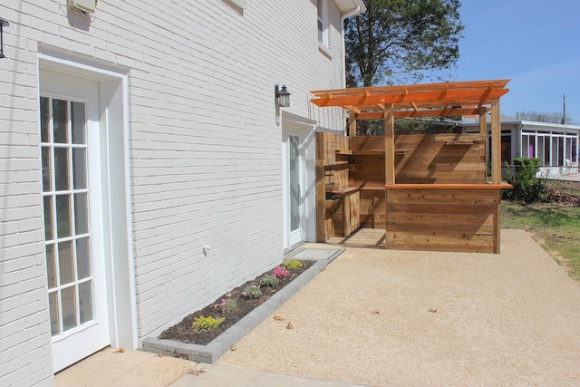 2513 Hickory Dr, Springfield, TN 37172 - view of patio with a pergola