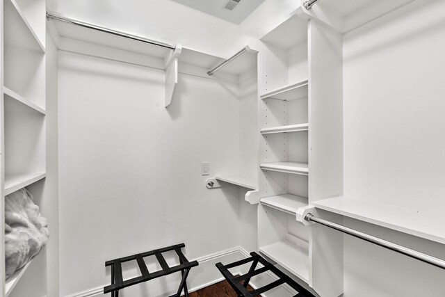 100 Church St, Franklin, TN 37064 - walk in closet featuring dark wood-style floors