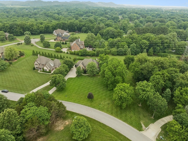 2433 Durham Manor Dr, Franklin, TN 37064 - aerial view of a heavily wooded area
