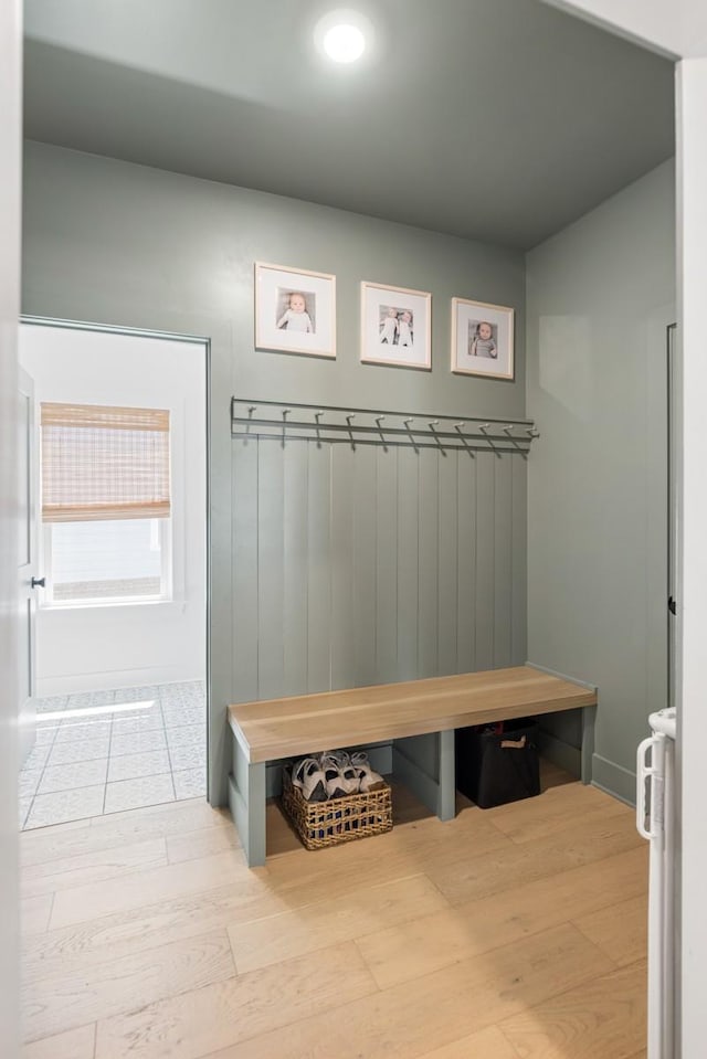 4042 Flowing Creek Dr, Franklin, TN 37064 - mudroom with wood finished floors and recessed lighting