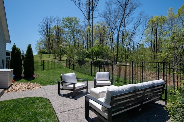 4042 Flowing Creek Dr, Franklin, TN 37064 - view of patio featuring outdoor lounge area