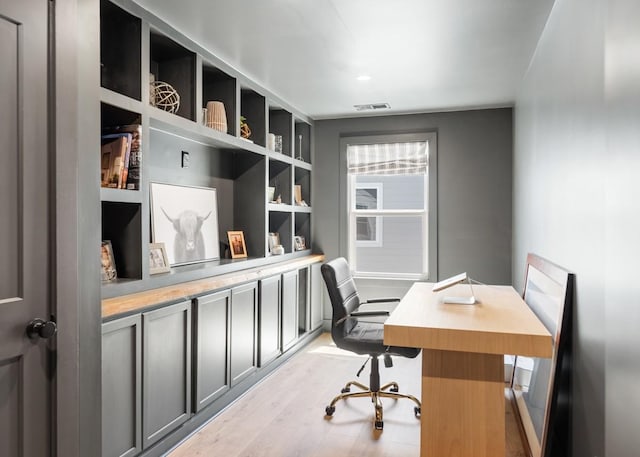 4042 Flowing Creek Dr, Franklin, TN 37064 - home office with light wood-type flooring