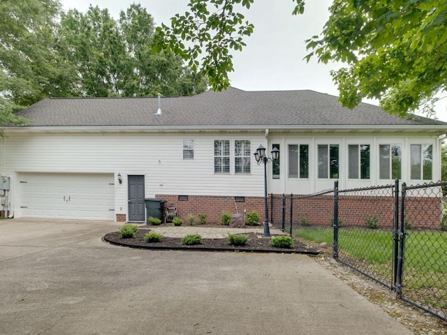 2999 Cages Bend Rd, Gallatin, TN 37066 - view of front of home featuring driveway, an attached garage, and roof with shingles
