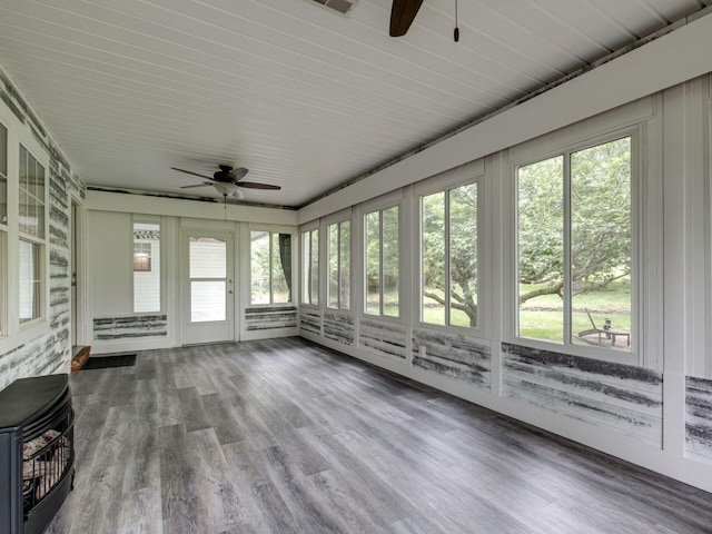 2999 Cages Bend Rd, Gallatin, TN 37066 - unfurnished sunroom featuring ceiling fan