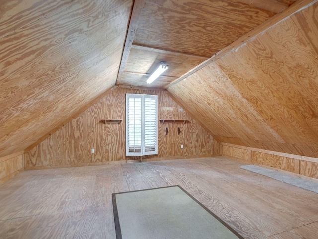 2999 Cages Bend Rd, Gallatin, TN 37066 - bonus room featuring vaulted ceiling, wood finished floors, and wooden walls