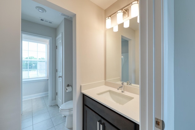 3254 Tasker Dr, Antioch, TN 37013 - bathroom featuring vanity, tile patterned floors, toilet, and baseboards