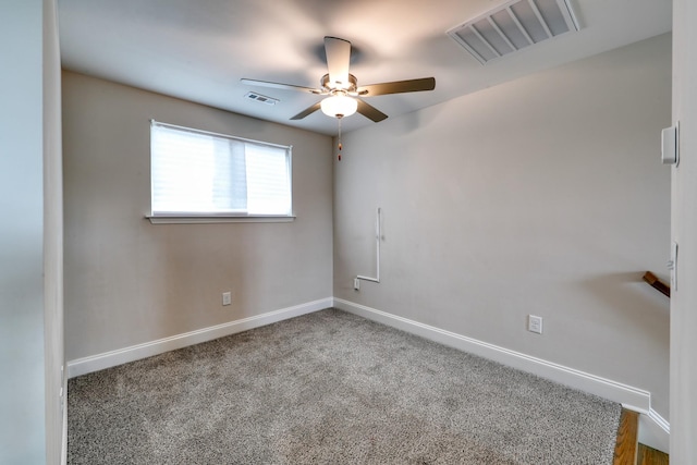 3254 Tasker Dr, Antioch, TN 37013 - empty room with ceiling fan, baseboards, and carpet floors