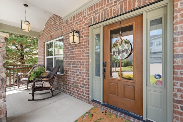 441 Highpoint Ter, Brentwood, TN 37027 - entrance to property featuring a porch and brick siding