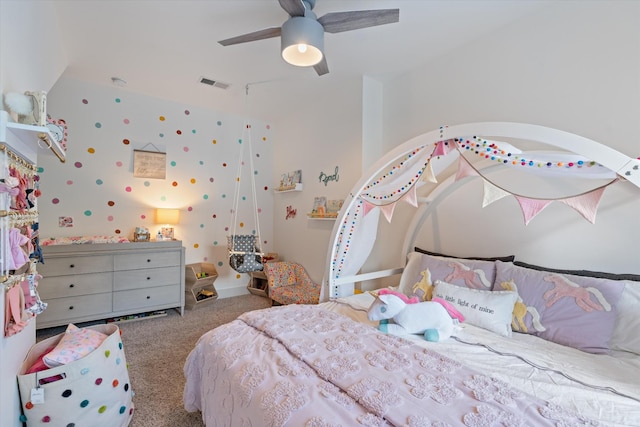 441 Highpoint Ter, Brentwood, TN 37027 - bedroom with carpet flooring and ceiling fan