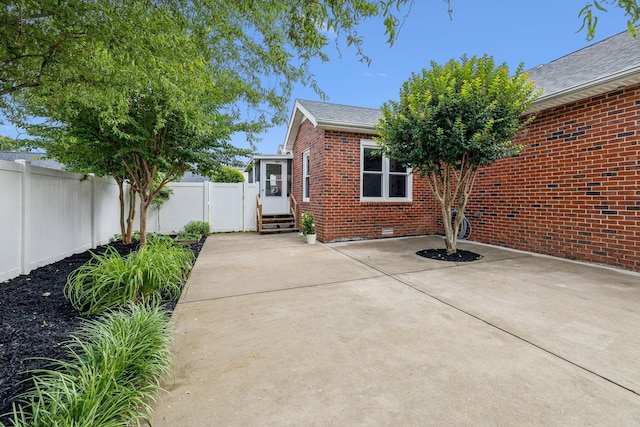124 Mabry Dr, Murfreesboro, TN 37127 - fenced backyard featuring a patio and entry steps